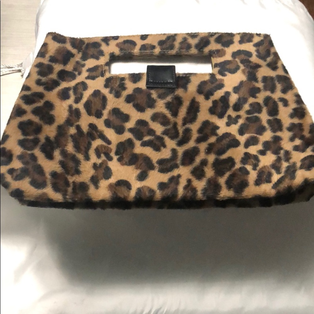 Mini leopard print tote - Picture 2 of 2